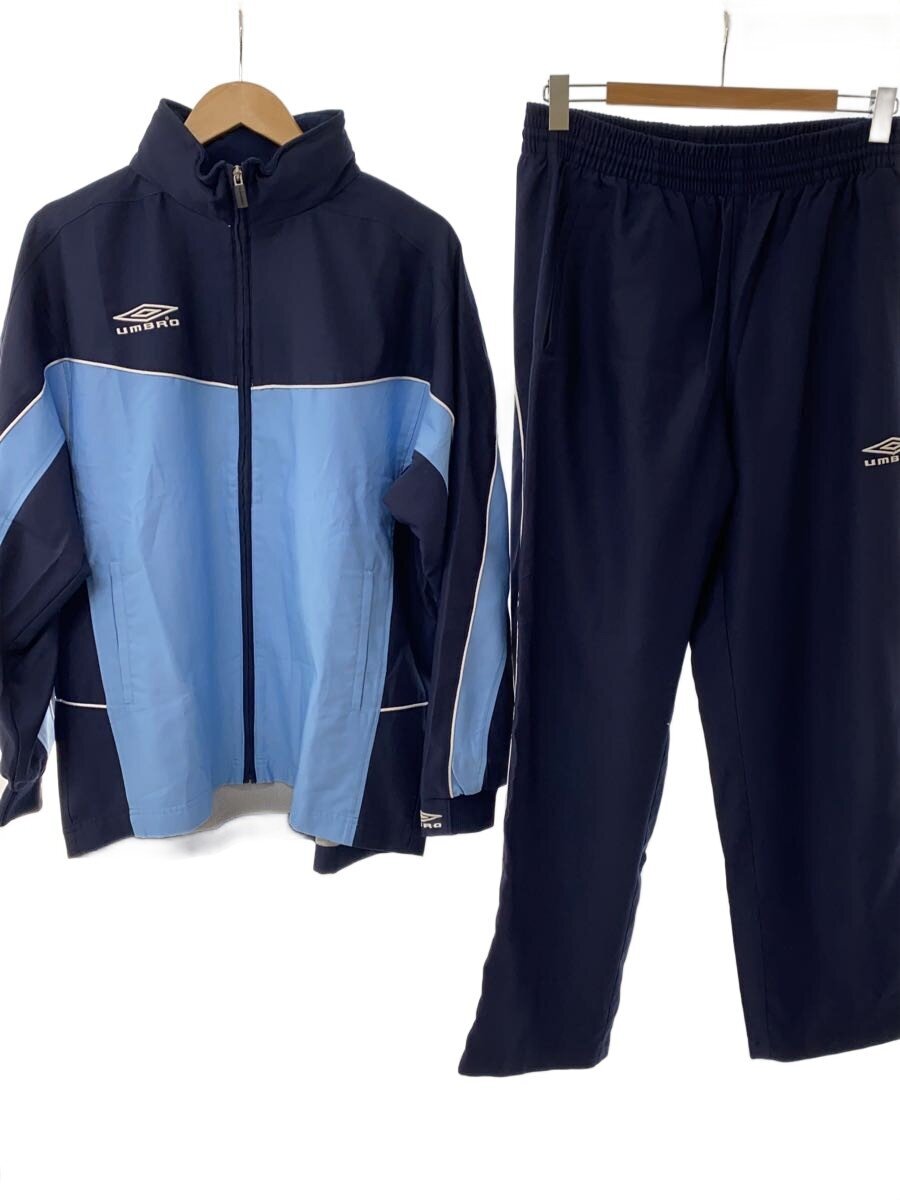 【中古】UMBRO◆UMBRO/アンブロ/セットアップ/O/ポリエステル/ネイビー【メンズウェア】