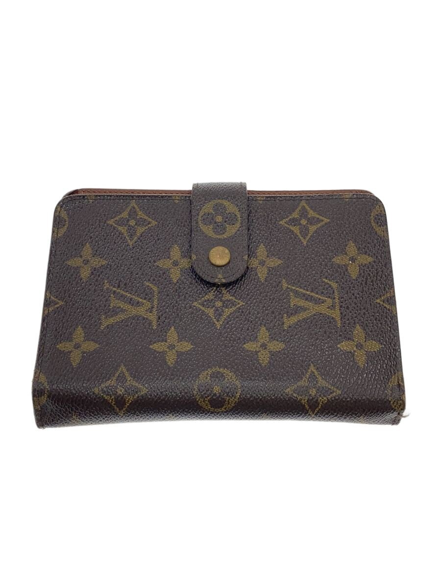 乐天商城 - 【中古】LOUIS VUITTON◆ポルト・パピエ・ジップ_モノグラム・キャンバス/PVC/BRW/レディース【服飾雑貨他】