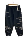 【中古】Supreme◆ボトム/L/コットン/BLK【メンズウェア】