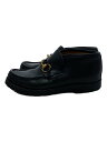 【中古】GUCCI◆チャッカブーツ/シューズ/US5.5/BLK/レザー【シューズ】