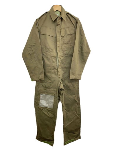 【中古】MILITARY◆オールインワン/160/84/コットン/KHK/無地【メンズウェア】 【中古】MILITARY◆オールインワン/160/84/コットン/KHK/無地【メンズウェア】