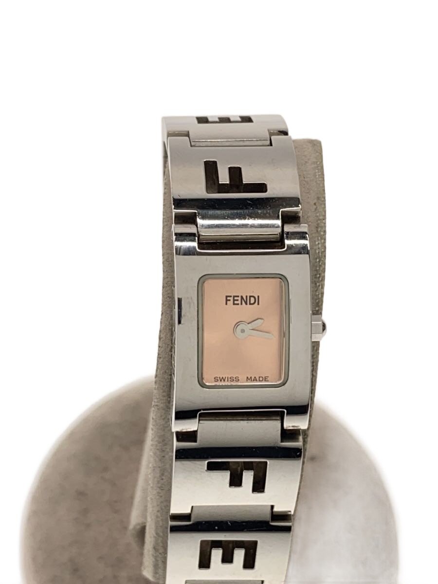 【中古】FENDI◆クォーツ腕時計/アナログ/ORN/SLV/3150L【服飾雑貨他】