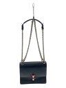 【中古】FENDI◆ショルダーバッグ/レザー/BLK【バッグ】