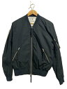 【中古】TAKAHIROMIYASHITA TheSoloist.◆フライトジャケット/46/コットン/BLK/無地/swj.0005ss17【メンズウェア】