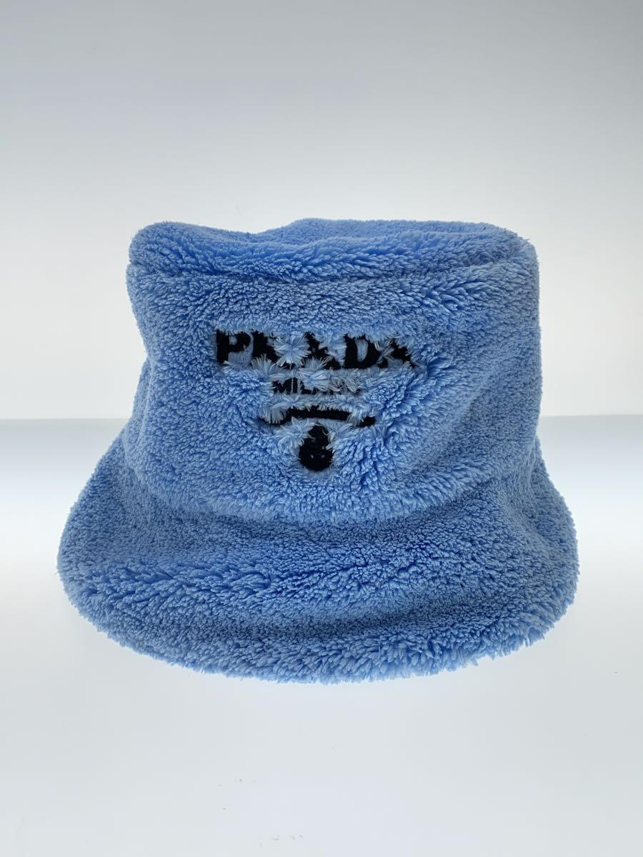 【中古】PRADA◆1HC137/バケットハット/ボア/レディース//【服飾雑貨他】