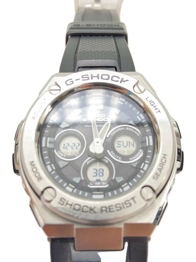 【中古】CASIO◆ソーラー腕時計・G-SHOCK/デジアナ/ラバー/BLK/BLK【服飾雑貨他】 【中古】CASIO◆ソーラー腕時計・G-SHOCK/デジアナ/ラバー/BLK/BLK【服飾雑貨他】