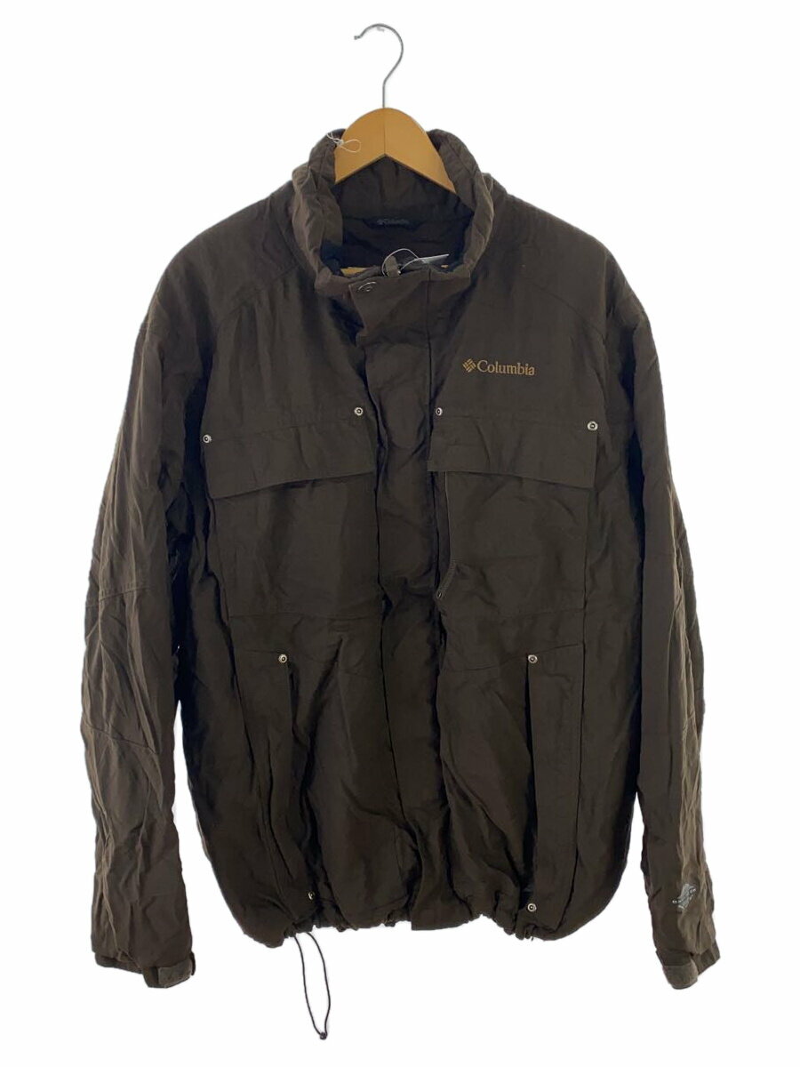 【中古】Columbia◆ジャケット/--/コットン/BRW/無地/sm4177//【メンズウェア】