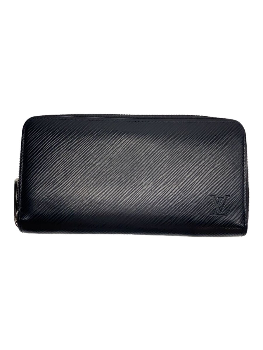 【中古】LOUIS VUITTON◆ジッピー・ウォレット_エピ_BLK/牛革/BLK/無地/レディース【服飾雑貨他】