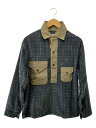 【中古】POST OVERALLS◆プルオーバーシャツ/S/コットン/GRY/MADE IN USA【メンズウェア】(4)
