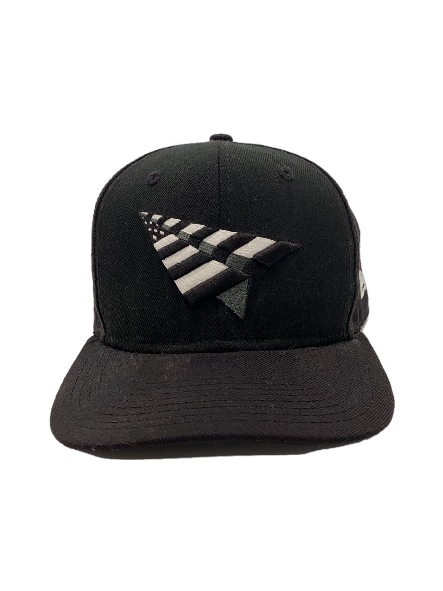 【中古】NEW ERA◆キャップ/--/ウール/BLK/メンズ/×rocnation【服飾雑貨他】