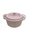 【中古】Vermicular◆オーブンポット/サイズ:24cm/PNK/使用品【キッチン用品】