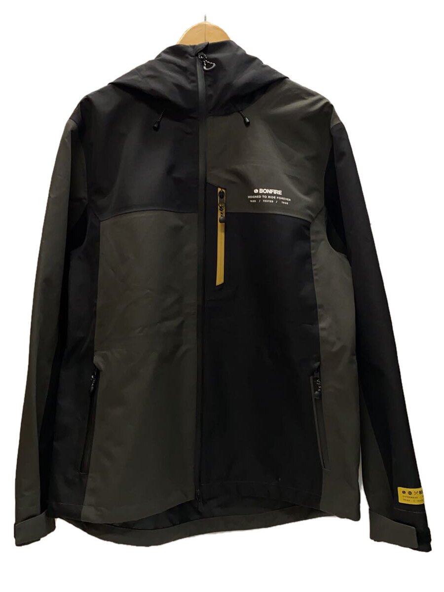 【中古】Bonfire◆ウェアー/L/GRN/BBFW230004/フォーマット3Lシェルジャケット【スポーツ】