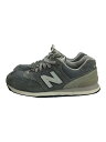 【中古】NEW BALANCE◆ローカットスニーカー/US7.5/GRY/ML574VLG【シューズ】