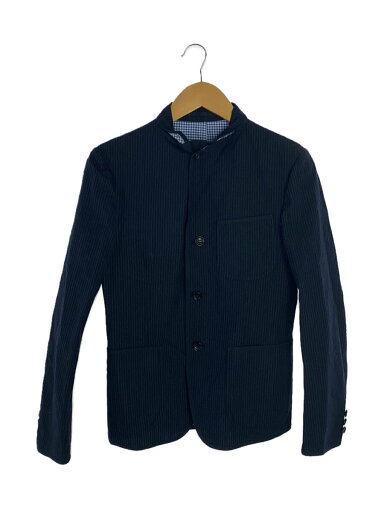【中古】COMME des GARCONS HOMME◆テーラードジャケット/SS/コットン/NVY/ネイビー/ストライプ/HC-J013/AD2008【メンズウェア】 【中古】COMME des GARCONS HOMME◆テーラードジャケット/SS/コットン/NVY/ネイビー/ストライプ/HC-J013/AD2008【メンズウェア】