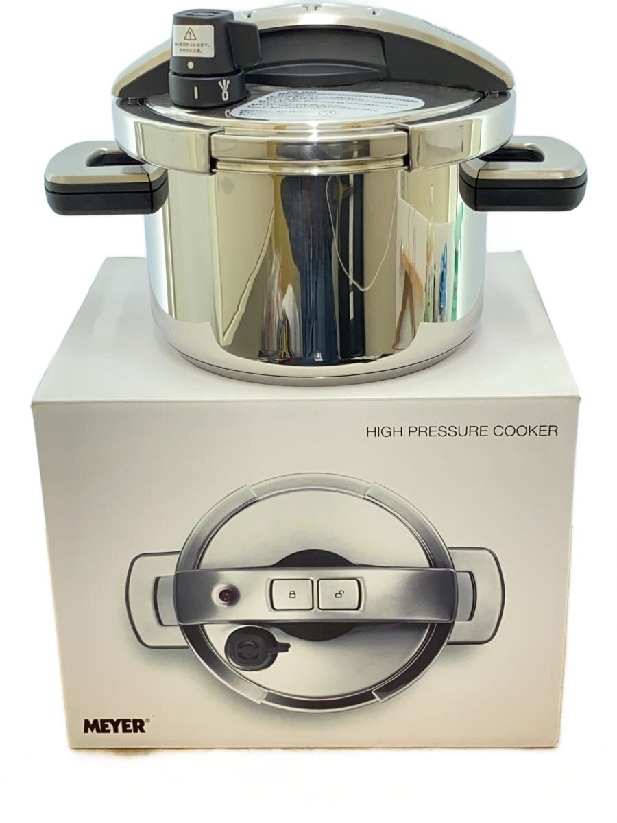 【中古】Meyer◆圧力鍋/容量:4L/SLV【キッチン用品】