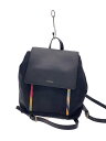 【中古】Paul Smith◆SWIRL NYLON POCKET RUCKSACK/リュック/ナイロン/BLK【バッグ】(4)