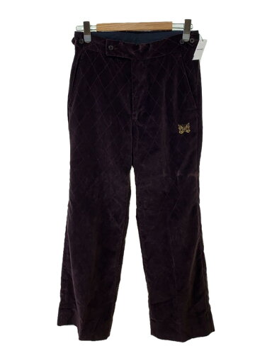 【中古】Needles◆Side Tab Trousers/ストレートパンツ/S/ベロア/PUP/無地/FK088【メンズウェア】 【中古】Needles◆Side Tab Trousers/ストレートパンツ/S/ベロア/PUP/無地/FK088【メンズウェア】