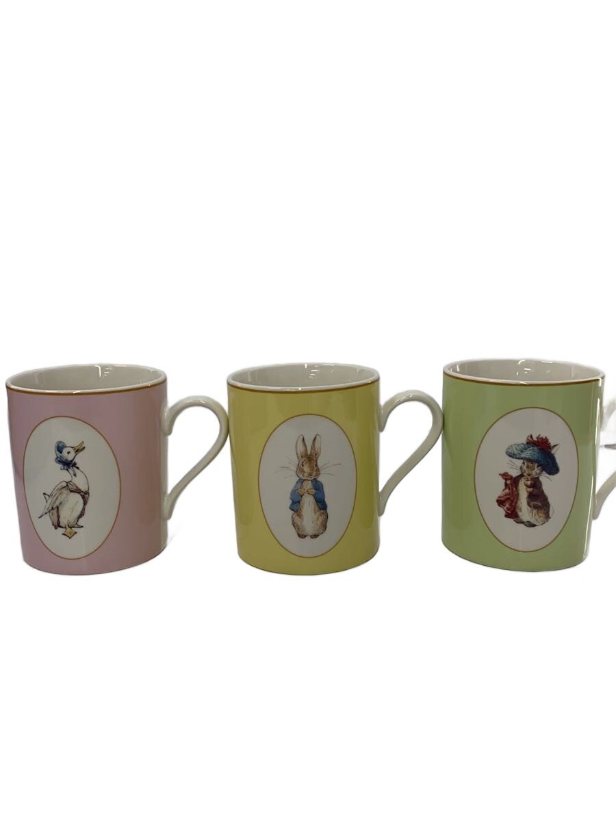 【中古】PETER RABBIT◆ラック付きマグカップ/3点セット//【キッチン用品】