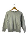 【中古】Champion◆80s/リバースウィーブ/トリコタグ中期/袖目無し/スウェット/S/コットン/GRY/無地【メンズウェア】