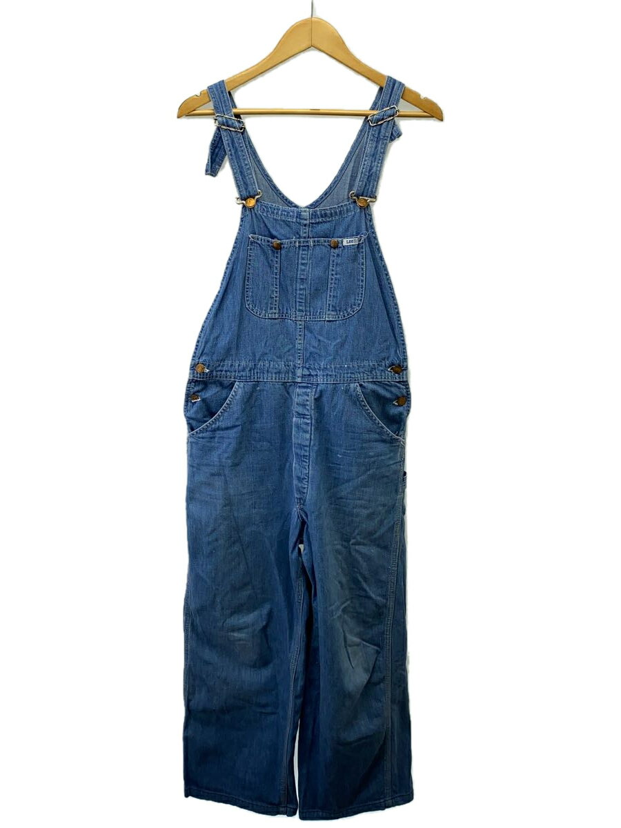 【中古】Lee◆オーバーオール/--/デニム/IDG/60s~70s【メンズウェア】