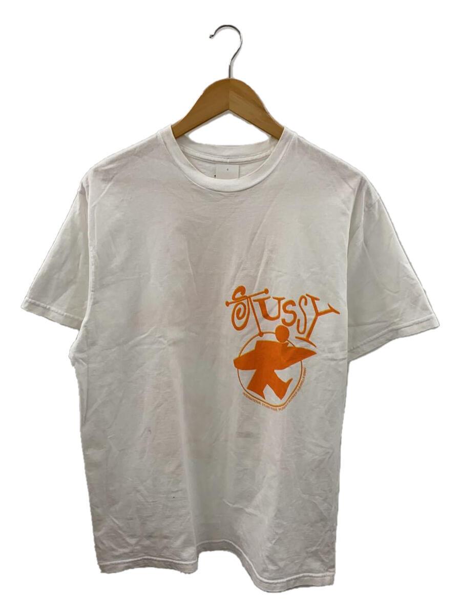 【中古】STUSSY◆90s/Tシャツ/XL/コット
