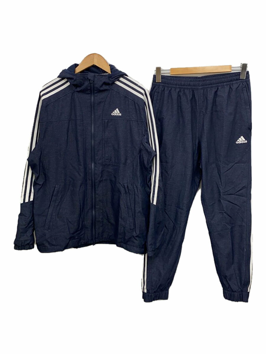 【中古】adidas◆セットアップ/XL/ポリエステル/NVY/HM2721【メンズウェア】
