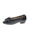 【中古】Salvatore Ferragamo◆パンプス/UK5.5/BLK/レザー【シューズ】(4)
