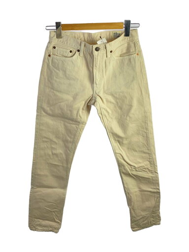 【中古】orSlow◆ストレートパンツ/--/コットン/WHT/無地/107【メンズウェア】 【中古】orSlow◆ストレートパンツ/--/コットン/WHT/無地/107【メンズウェア】