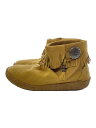 【中古】Columbia◆ブーツ/24.5cm/CML/スウェード/YU3406-232/フリンジブーツ【シューズ】