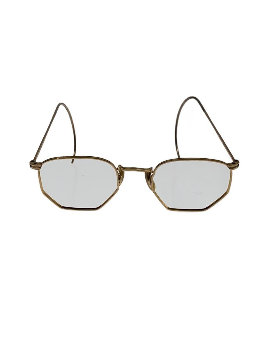 RENOMA - 【中古】AMERICAN OPTICAL◆30s/フルビュー/ヘキサゴン/メガネ/12kgf/メタル/GLD/メンズ【服飾雑貨他】