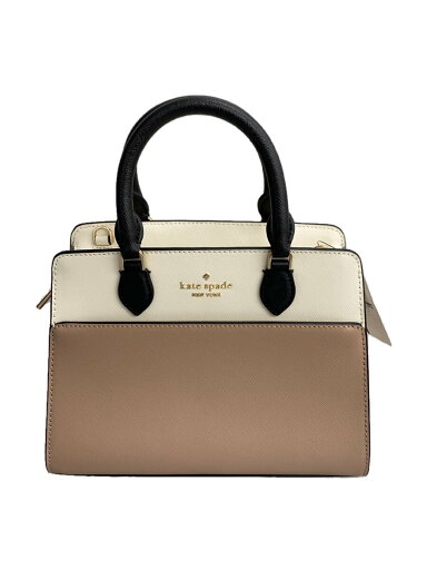 【中古】kate spade new york◆2WAY/サフィアーノ/ハンドバッグ/レザー/BEG/KC620【バッグ】 【中古】kate spade new york◆2WAY/サフィアーノ/ハンドバッグ/レザー/BEG/KC620【バッグ】