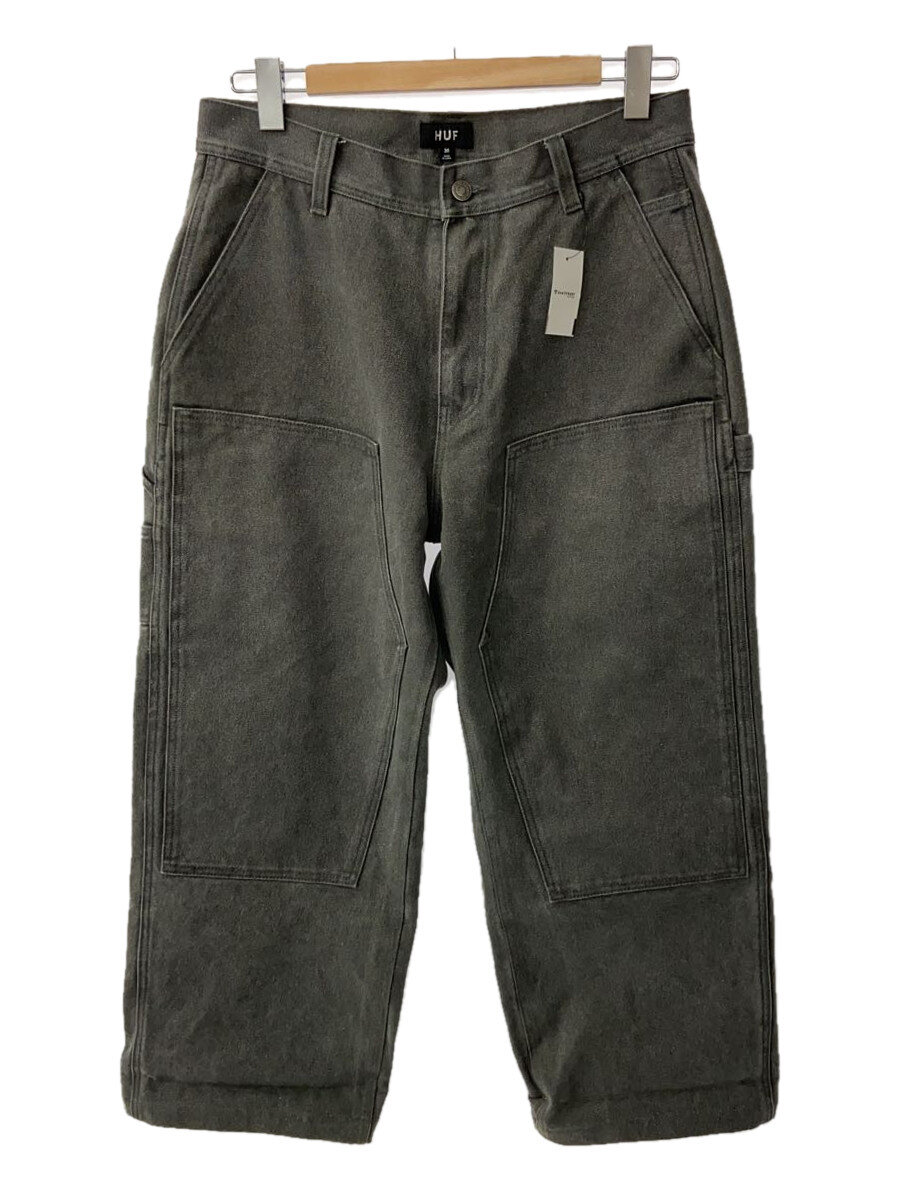 【中古】HUF◆ボトム/30/コットン/GRY【メンズウェア】