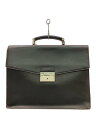 【中古】PRADA◆トラベルキャリー/レザー/BRW/状態考慮/全体的に擦れ有【バッグ】