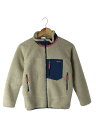 【中古】patagonia◆キッズ/Classic Retro-X/ジャケット/L/ポリエステル/BEG【キッズ】