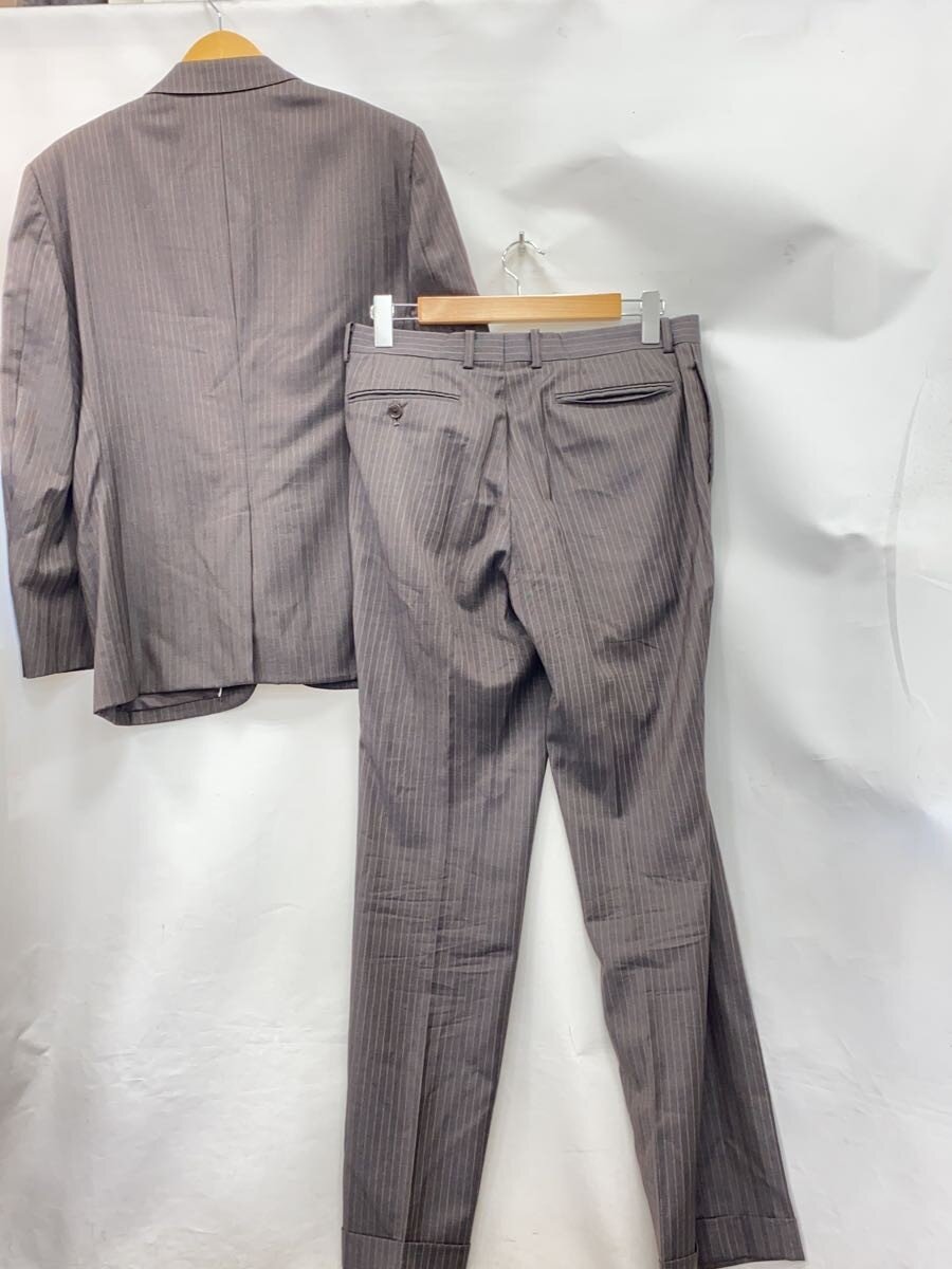 【中古】VISARUNO◆セットアップ/3ピース/120S/--/ウール/BRW/ブラウン【メンズウェア】