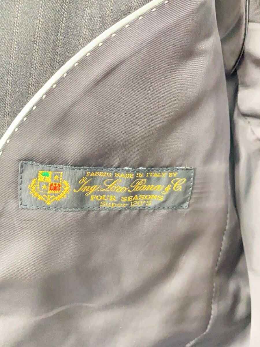 【中古】VISARUNO◆セットアップ/3ピース/120S/--/ウール/BRW/ブラウン【メンズウェア】