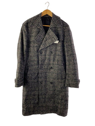 【中古】Paul Smith◆トレンチコート/XL/ウール/BLK/チェック/PF-KS-32645【メンズウェア】 【中古】Paul Smith◆トレンチコート/XL/ウール/BLK/チェック/PF-KS-32645【メンズウェア】