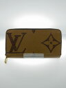 【中古】LOUIS VUITTON◆ジッピー・ウォレット_モノグラム・ジャイアント・リバース_BRW/--/ブラウン/総柄/メンズ【服飾雑貨他】