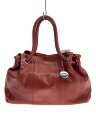 【中古】FURLA◆バッグ/レザー/BRD/無地【バッグ】