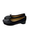 【中古】MM6◆フラットパンプス/36.5/BLK/レザー//【シューズ】