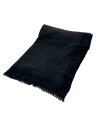 【中古】LOUIS VUITTON◆カシミア混大判マフラー/ウール/NVY/メンズ【服飾雑貨他】