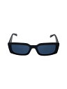 【中古】Ray-Ban◆サングラス/プラスチック/BLK/BLU/メンズ/RB4395F【服飾雑貨他】