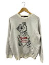 【中古】HUF◆ニット・セーター(厚手)/L/コットン/KN00463【メンズウェア】(4)