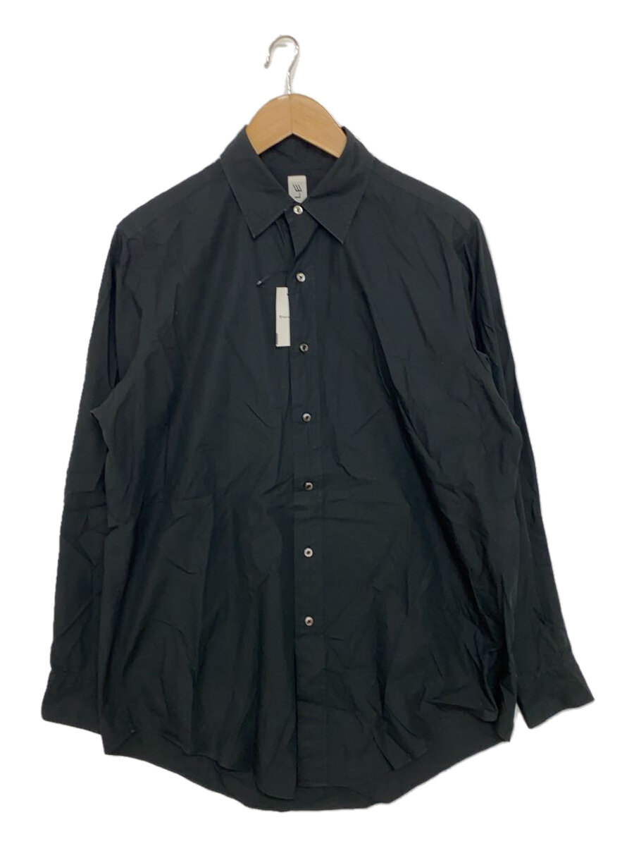 【中古】LE◆長袖シャツ/2/コットン/BLK/無地/19-050-053-0005-3-0【メンズウェア】
