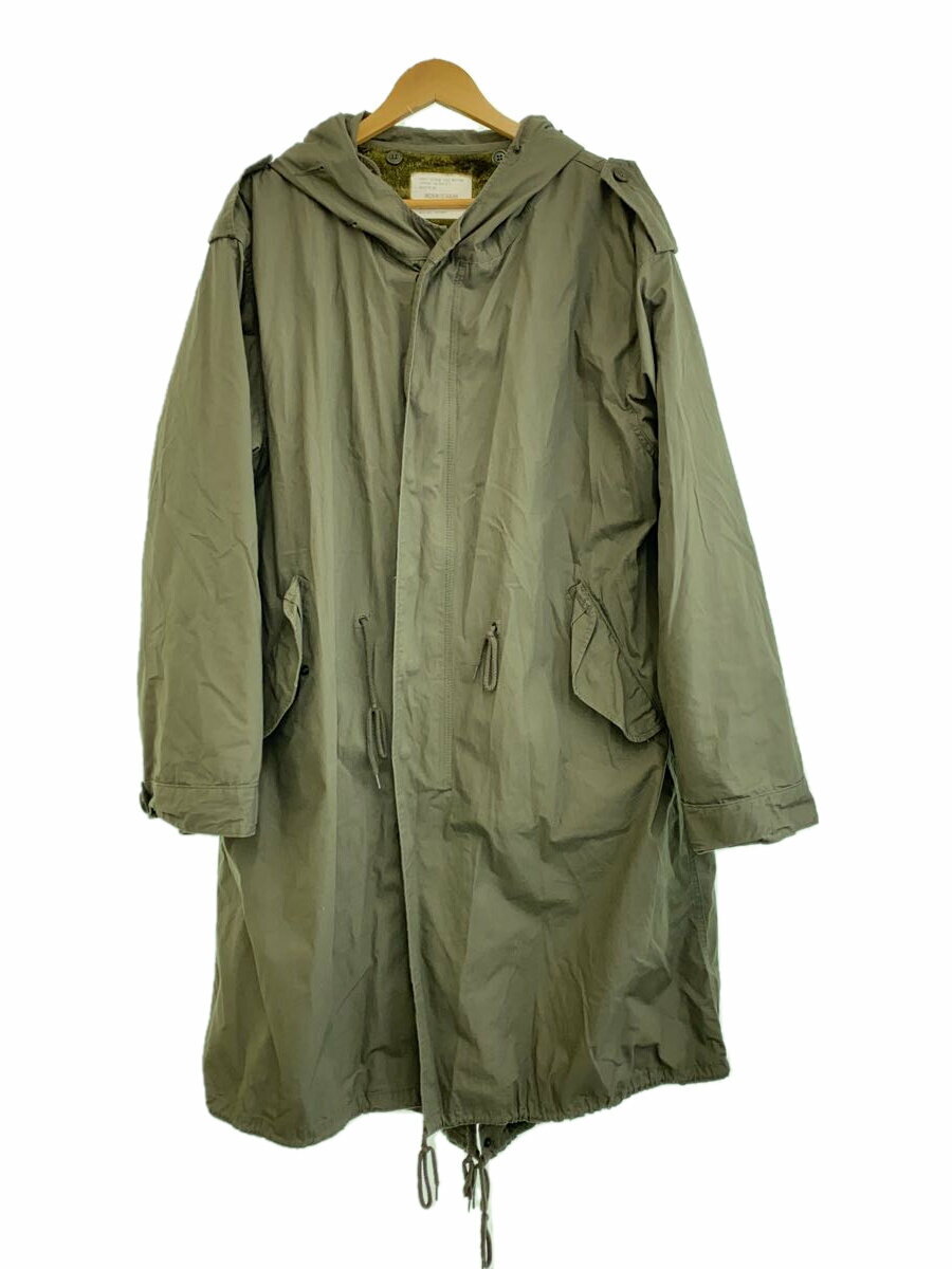 【中古】HOUSTON◆コート/M/コットン/KHK/5409M【メンズウェア】