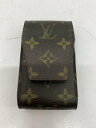 【中古】LOUIS VUITTON◆エテュイ・シガレット_モノグラム・キャンバス_BRW/--/BRW/モノグラム/メンズ【服飾雑貨他】