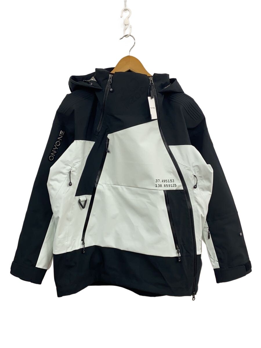 【中古】ONYONE◆EDGE SHELL OUTER JACKET/ウェアー/M/ブラック×ホワイト/ONJ98301【スポーツ】