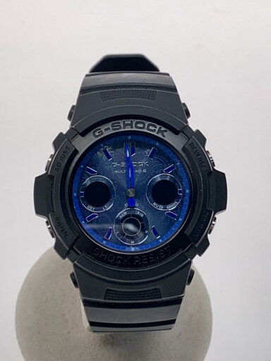 【中古】CASIO◆ソーラー腕時計_G-SHOCK/デジアナ/BLU/BLK/AWG-M100SBP-1AJF//【服飾雑貨他】 【中古】CASIO◆ソーラー腕時計_G-SHOCK/デジアナ/BLU/BLK/AWG-M100SBP-1AJF//【服飾雑貨他】
