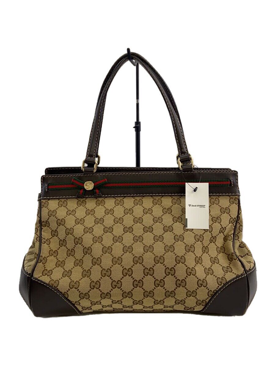 GUCCI - 【中古】GUCCI◆トートバッグ_メイフェア_プリンシー_GGキャンバス/キャンバス/CML/総柄【バッグ】