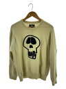 【中古】STUSSY◆ニット・セーター(厚手)/S/コットン/CRM/無地/117154//【メンズウェア】